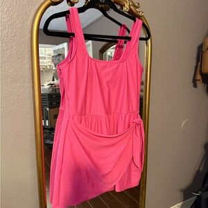 Old Navy Bright Pink Women Swimsuit One Piece